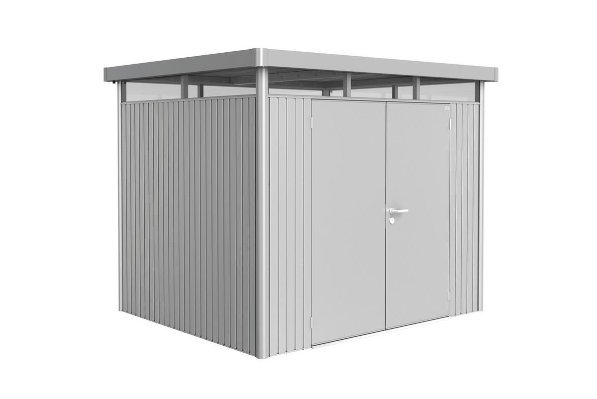 GERÄTEHAUS - Silberfarben, Design, Metall (275/222/235cm) - Biohort
