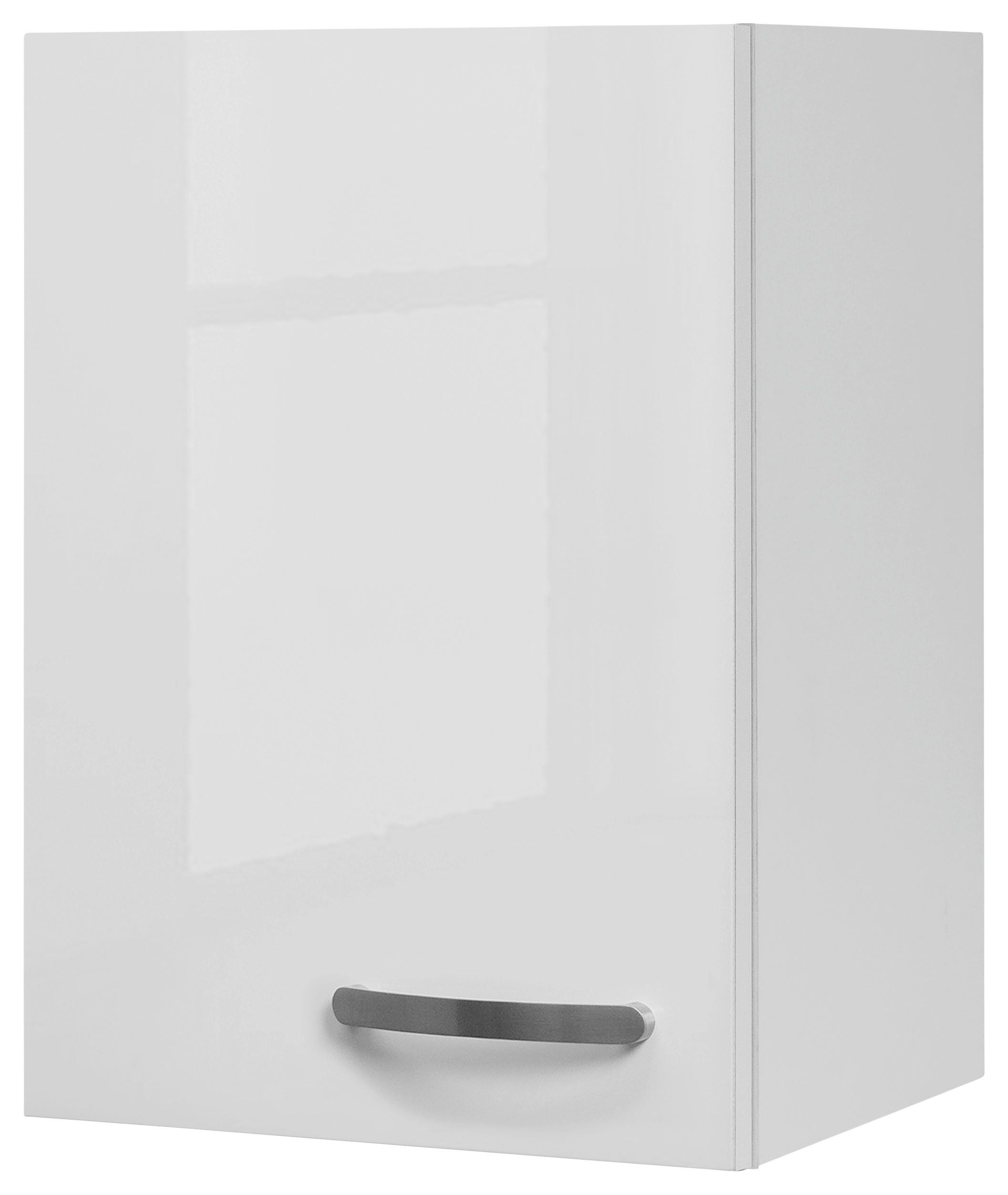 FlexWell Küchenoberschrank Weiß, Weiß Hochglanz 40x54.8x32 cm