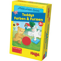 LERNSPIEL Teddys Farben und Formen  - Mooreichefarben, Basics, Karton/Holz (16/24cm) - Haba