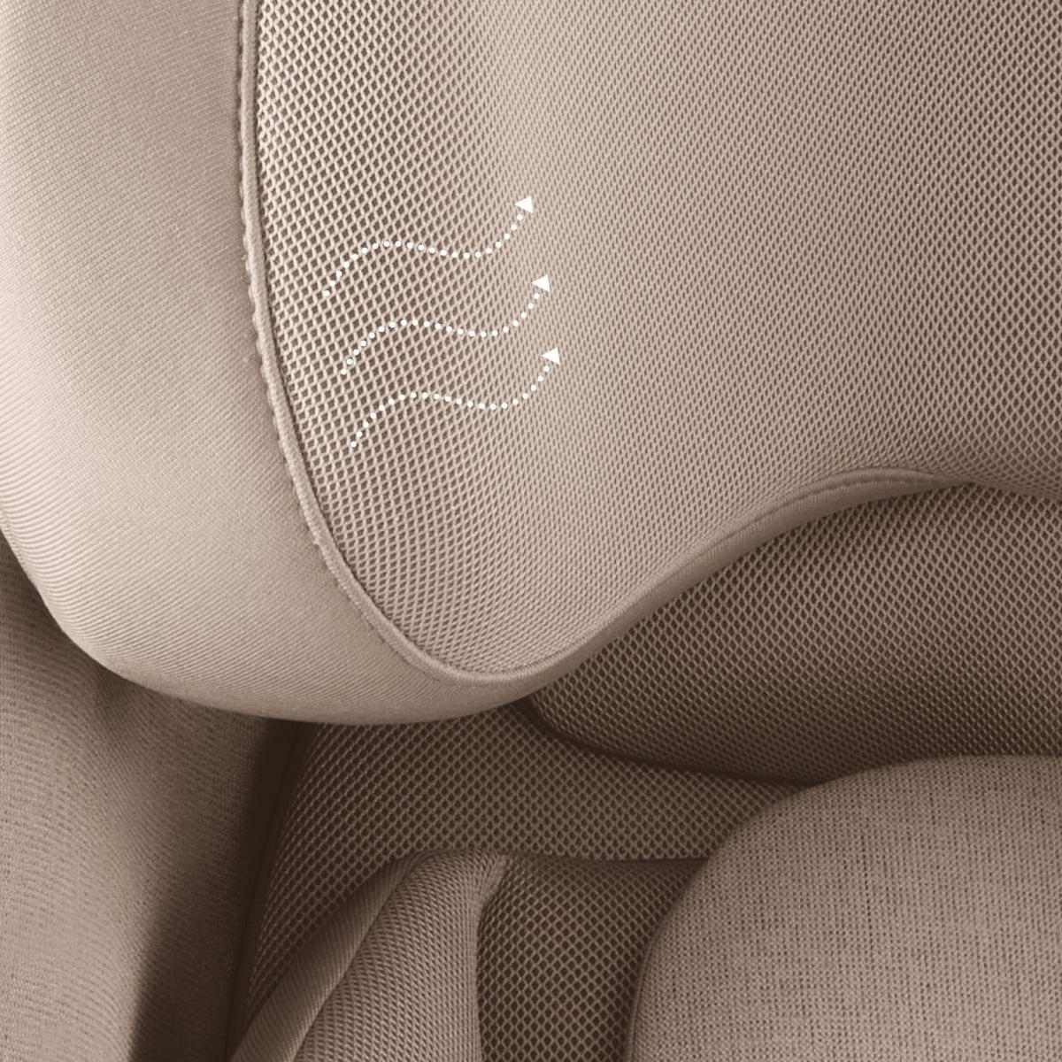 KINDERAUTOSITZ Advansafix Pro  - Hellbraun/Cappuccino, Basics, Kunststoff/Textil (44/60/48cm) - Britax Römer