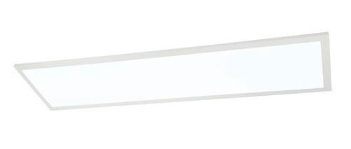 LED-DECKENLEUCHTE Rosi 80/20/5,3 cm - Opal/Weiß, Basics, Kunststoff/Metall (80/20/5,3cm) - Globo