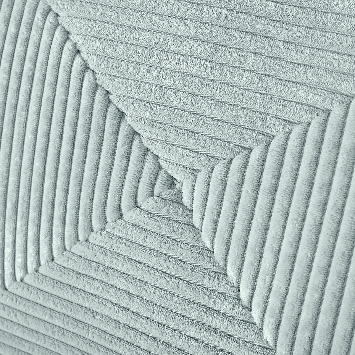 SCHLAFSOFA Cord Hellblau  inkl. Rückenkissen, Bettkasten, Schlaffunktion, Rücken echt, Armteilverstellung, Liegefläche im Originalstoff  - Schwarz/Hellblau, KONVENTIONELL, Textil/Metall (200/78/95cm) - home24