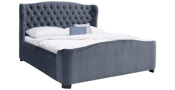 POLSTERBETT 180/200 cm in Grau - Schwarz/Grau, Trend, Textil (180/200cm) - Esposa