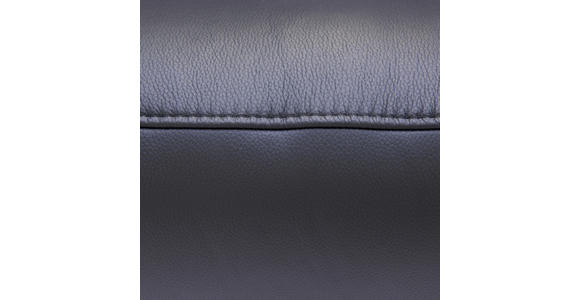 RELAXSESSEL in Leder Schwarz  - Edelstahlfarben/Schwarz, Design, Leder/Metall (75/117/88cm) - Dieter Knoll