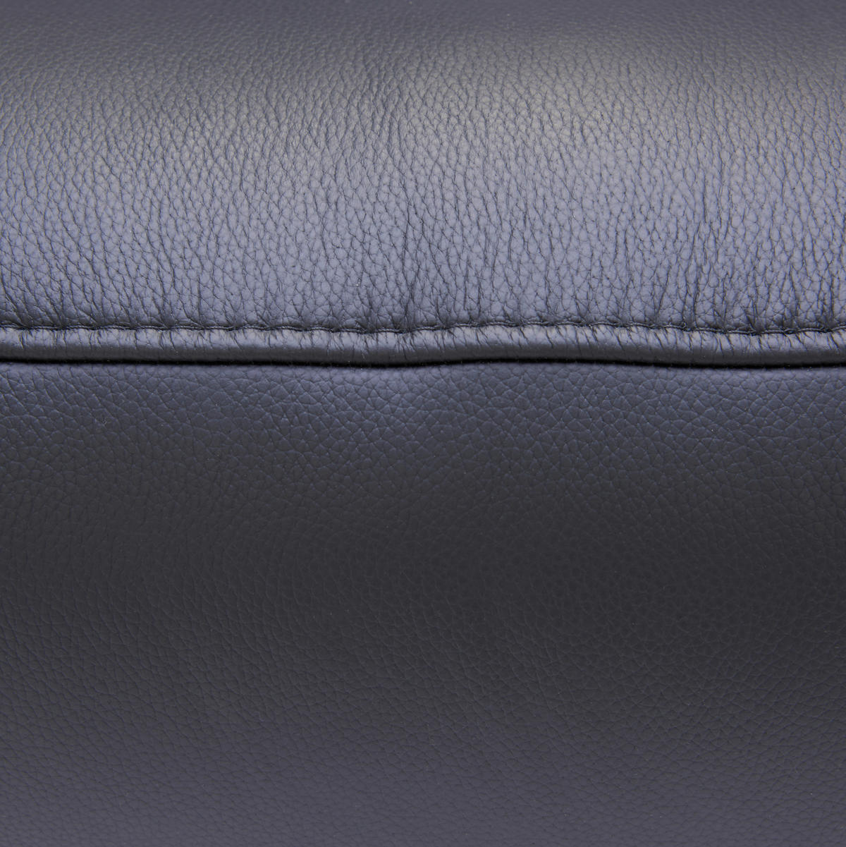 RELAXSESSEL Echtleder Nackenstütze, Relaxfunktion, Kopfteilverstellung, Fußteilverstellung    - Edelstahlfarben/Schwarz, Design, Leder/Metall (75/117/88cm) - Dieter Knoll