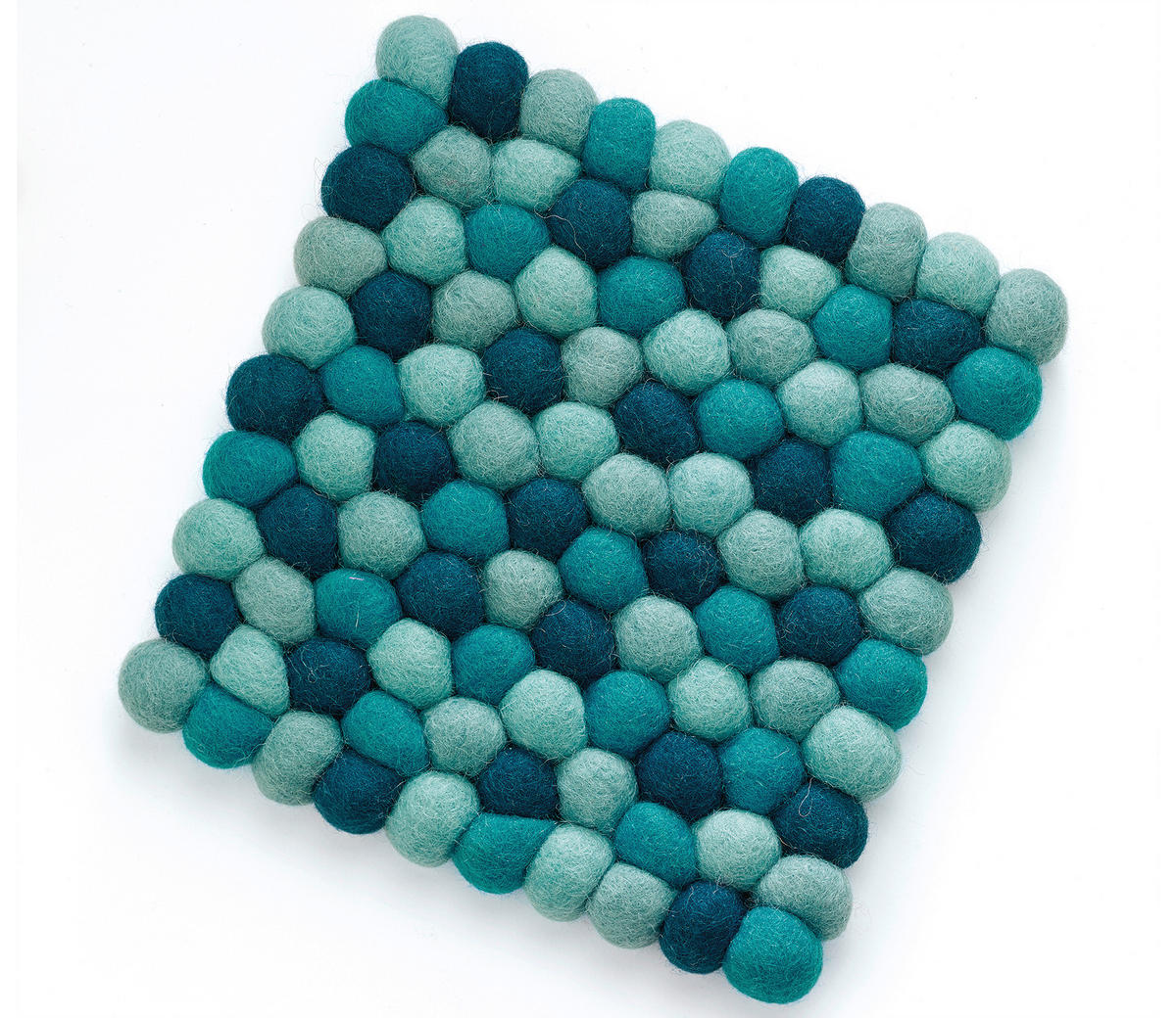 TOPFUNTERSETZER Textil Blau  - Blau, Basics, Textil (21/21cm) - Cilio