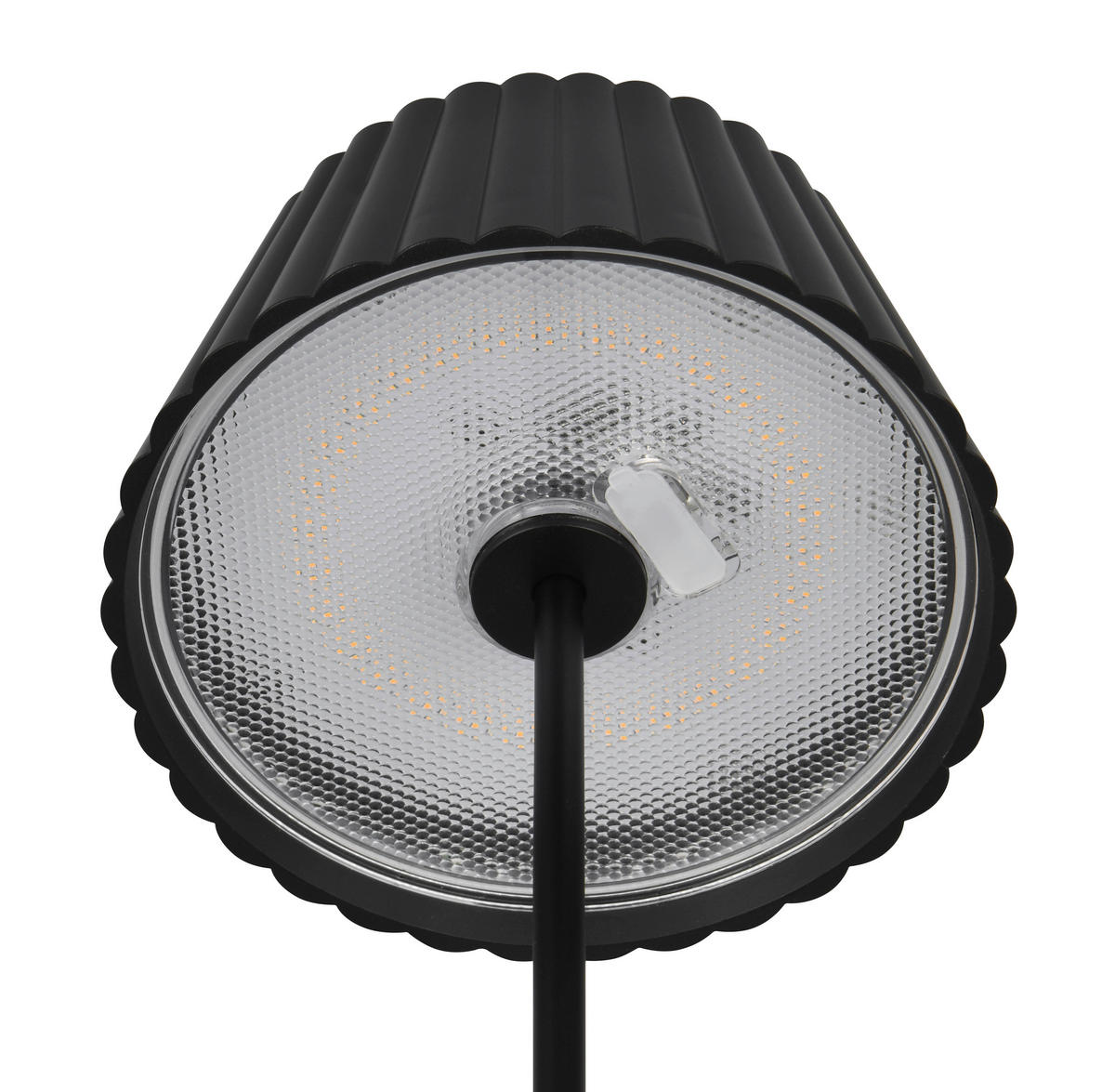 AKU STOJACÍ LAMPA, 13,5/123 cm  - černá, Design, kov (13,5/123cm)