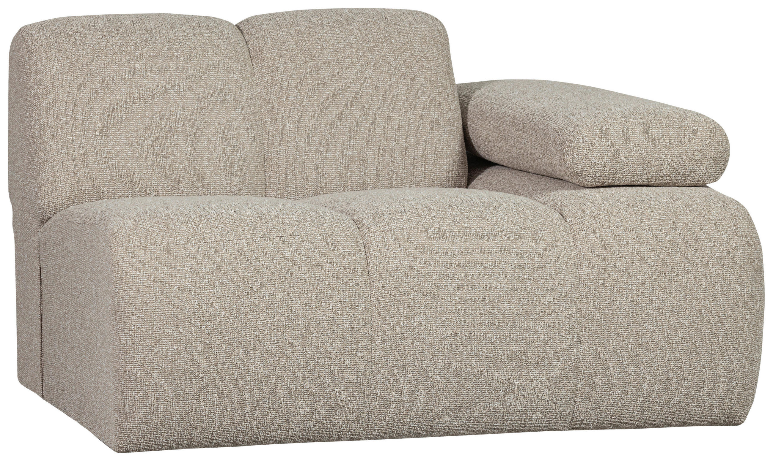 Livetastic Sofaelement Mojo Beige 124x74x97 cm