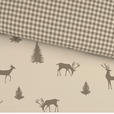 WENDEBETTWÄSCHE 2-teilig Flanell 140/200 cm  - Taupe, KONVENTIONELL, Textil (140/200cm) - Esposa