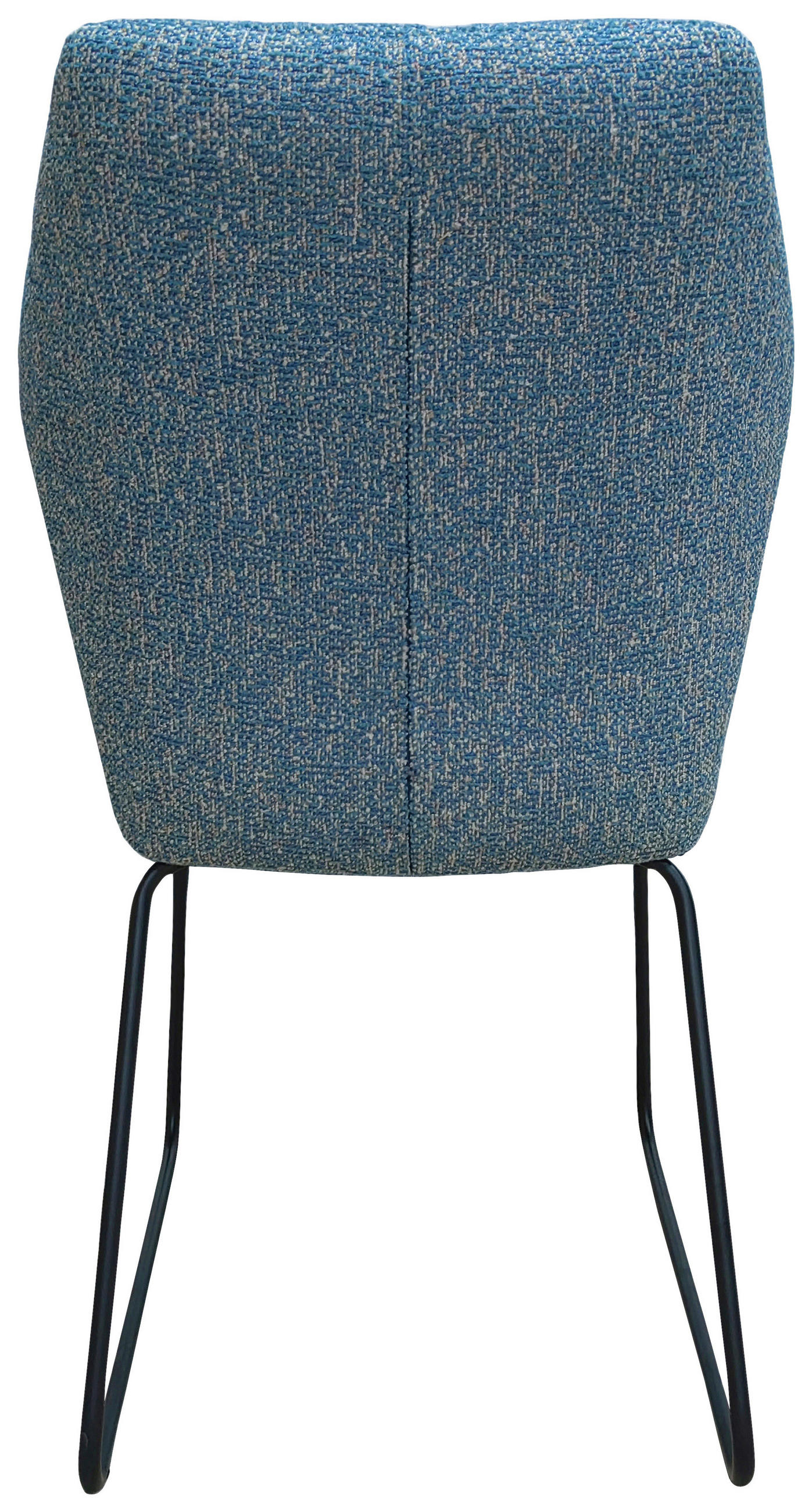 STUHL - Türkis/Schwarz, Design, Textil/Metall (49/89,5/65cm) - Novel