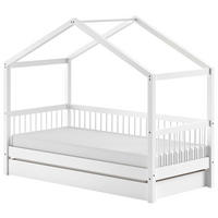 HAUSBETT Rollrost, Bettschublade 90/200 cm  - Naturfarben/Weiß, MODERN, Holz (90/200cm) - MID.YOU