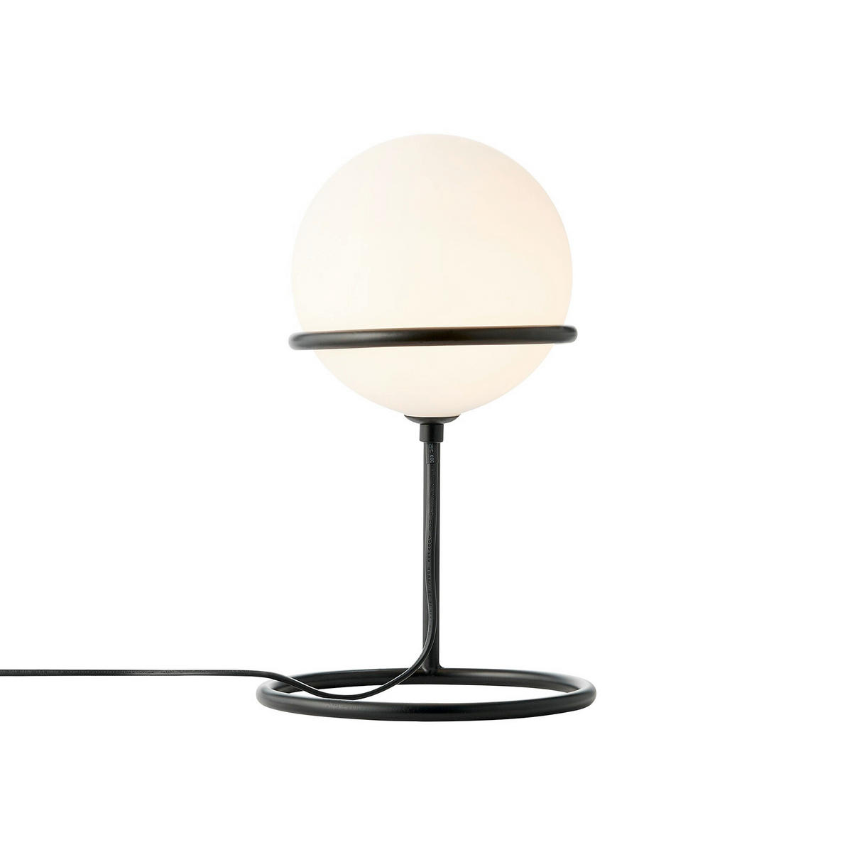 TISCHLEUCHTE Wilson 30.8/18/18 cm  - Schwarz, Design, Glas (30.8/18/18cm) - Nordlux