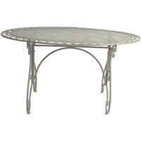 BAŠTENSKI STO  - zelena, Lajfstajl, metal (137/81cm)