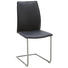 SCHWINGSTUHL in Metall, Leder Schwarz, Edelstahlfarben - Edelstahlfarben/Schwarz, Design, Leder/Metall (1/1/1cm) - Dieter Knoll SCHWINGSTUHL in Metall, Leder Schwarz, Edelstahlfarben - Edelstahlfarben/Schwarz, Design, Leder/Metall (1/1/1cm) - Dieter Knoll