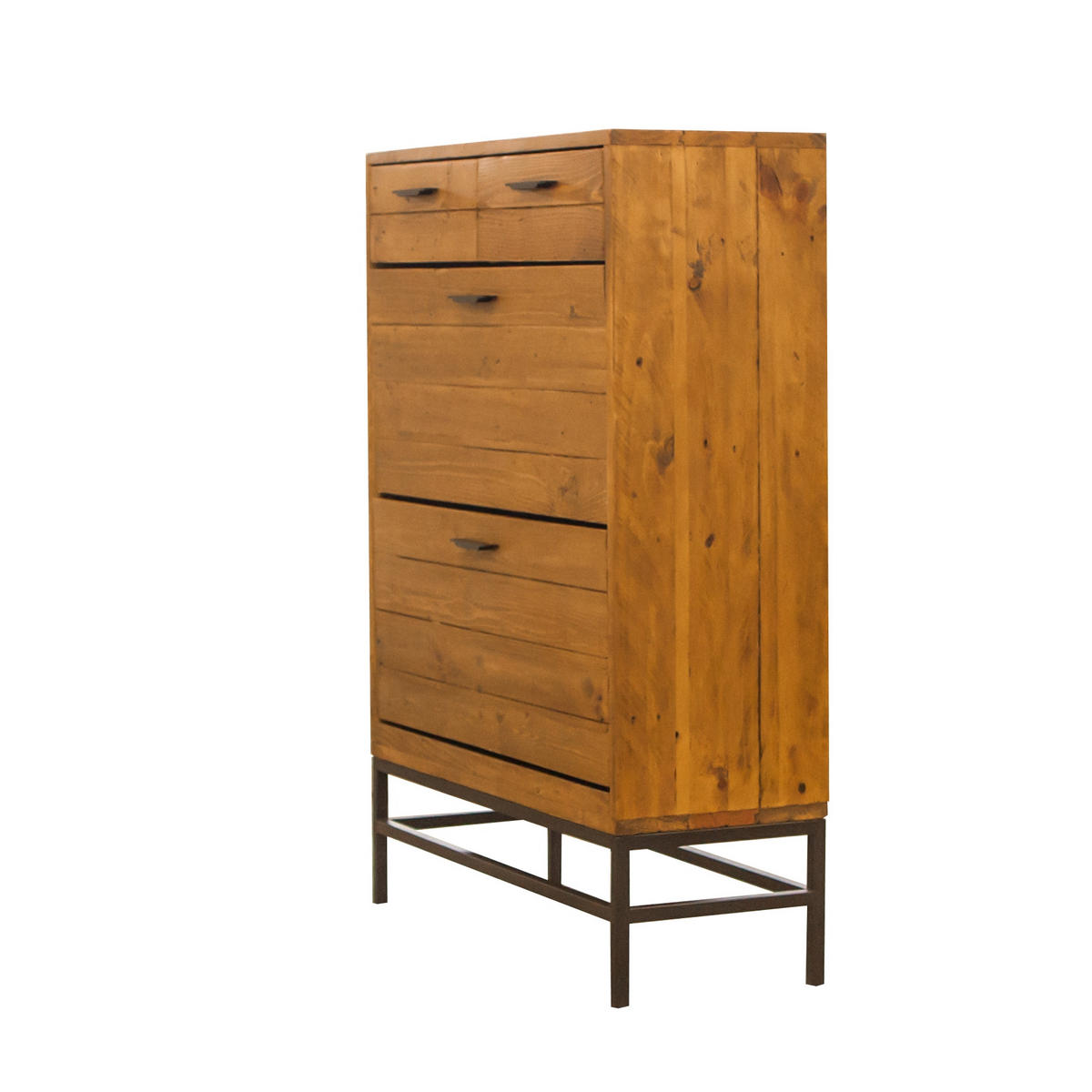 SKOGALLER  i 78/108/30 cm  - svart/pinjefärg, Trend, metall/trä (78/108/30cm) - Ambia Home