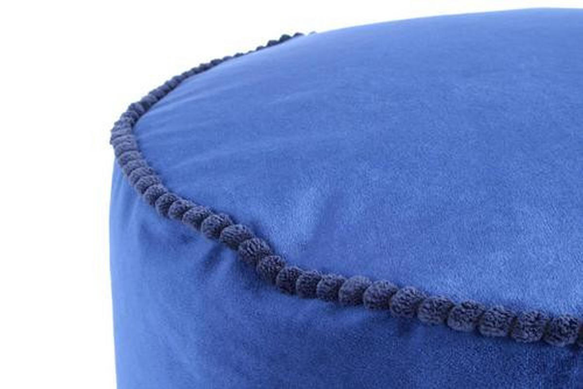SEDACÍ PODUŠKA, 47/32/47 cm - modrá, Basics, textil (47/32/47cm)