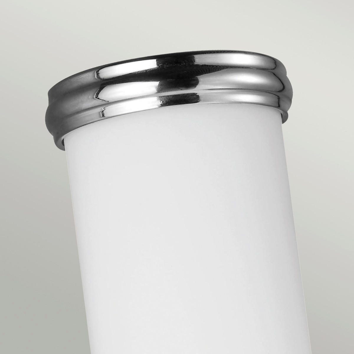 BADEZIMMER-WANDLEUCHTE - Chromfarben, Konventionell, Glas/Metall (12.7/36.8/12.1cm) - Elstead Lighting