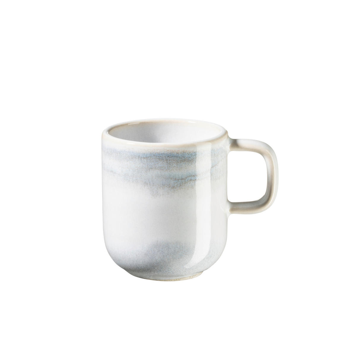 TASSENSET TIEFER SEE 8-teilig  - Hellgrau/Weiß, Basics, Keramik - Gipfelstück