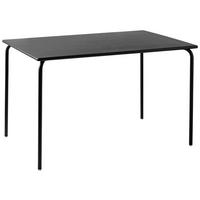 GARTENTISCH 120/80/75 cm Metall rechteckig  - Schwarz, Basics, Metall (120/80/75cm) - Connubia 