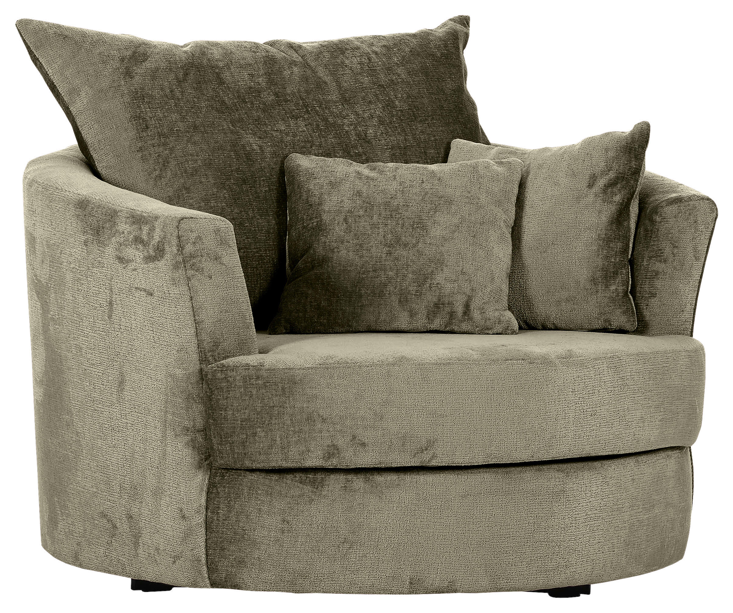 FOTEL - fekete/zöld, Konventionell, textil/fém (115/72/115cm) - Carryhome