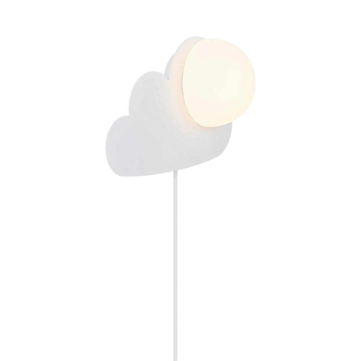 WANDLEUCHTE Skyku Cloud 23.8/14/37 cm  - Weiß, Design, Kunststoff (23.8/14/37cm) - Nordlux