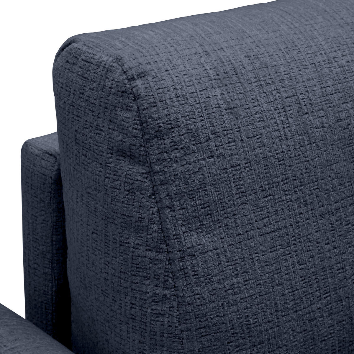 3-SITS SOFFA i vävt tyg mörkblå  - svart/mörkblå, Modern, trä/textil (183/85/92cm) - MID.YOU