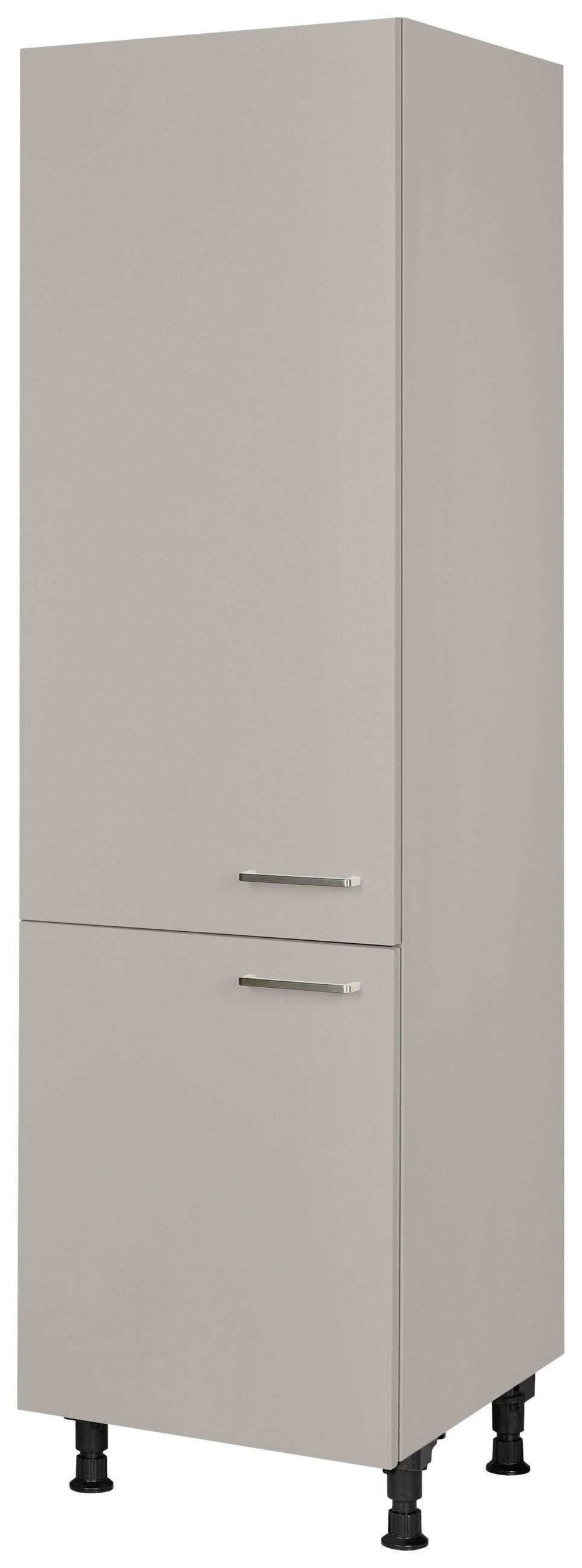 GERÄTEUMBAUSCHRANK 60/216,6/58 cm  Grau  - Edelstahlfarben/Grau, Modern, Holzwerkstoff/Metall (60/216,6/58cm) - Nobilia