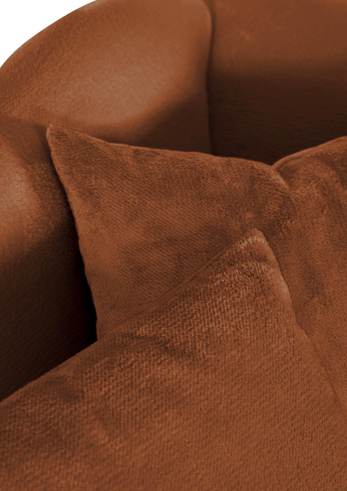 SESSEL Chenille Kupferfarben    - Schwarz/Kupferfarben, Design, Textil/Metall (138/83/85cm)