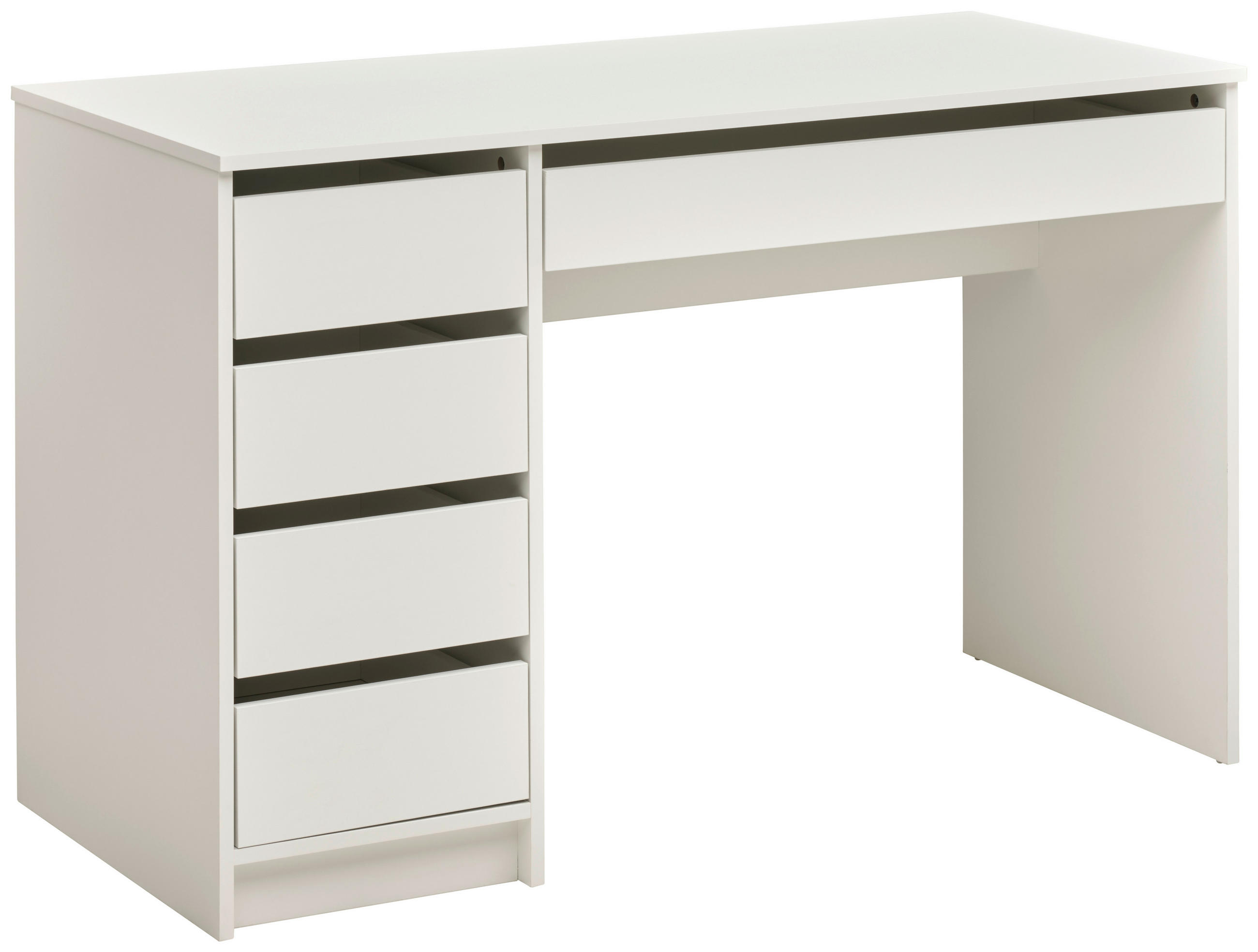 SCHREIBTISCH  Weiß  - Weiß, MODERN, Holzwerkstoff (120/76/55cm) - MID.YOU