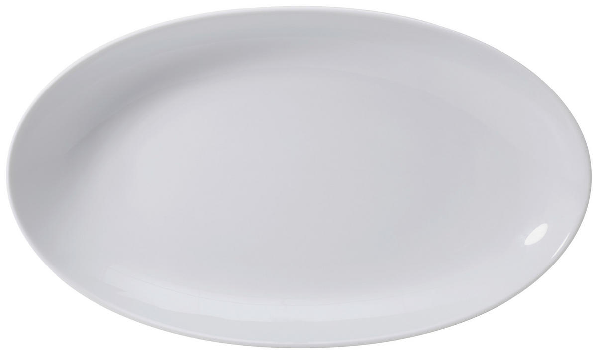 KROŽNIK ZA TORTO  Rondo Uni      30 cm       - bela, Konvencionalno, keramika (30cm) - Seltmann Weiden