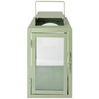 LATERNE - Grün, LIFESTYLE, Glas/Metall (14/25/14cm) - Ambia Home