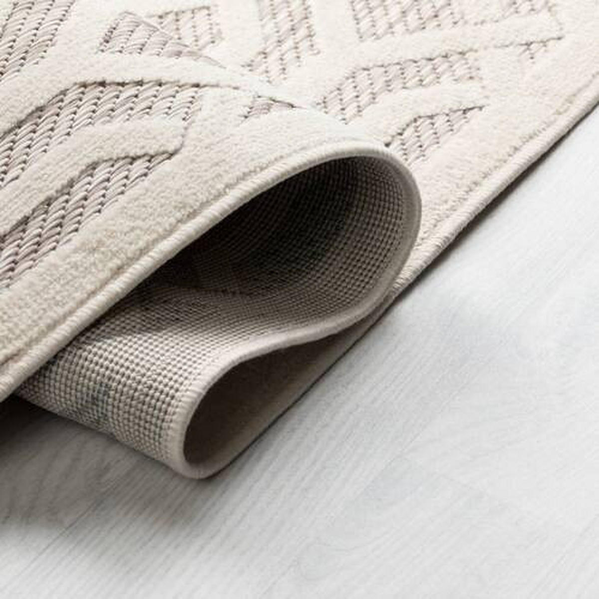 OUTDOORTEPPICH 66/230 cm Piatto Beige  - Beige, Basics, Textil (66/230cm)