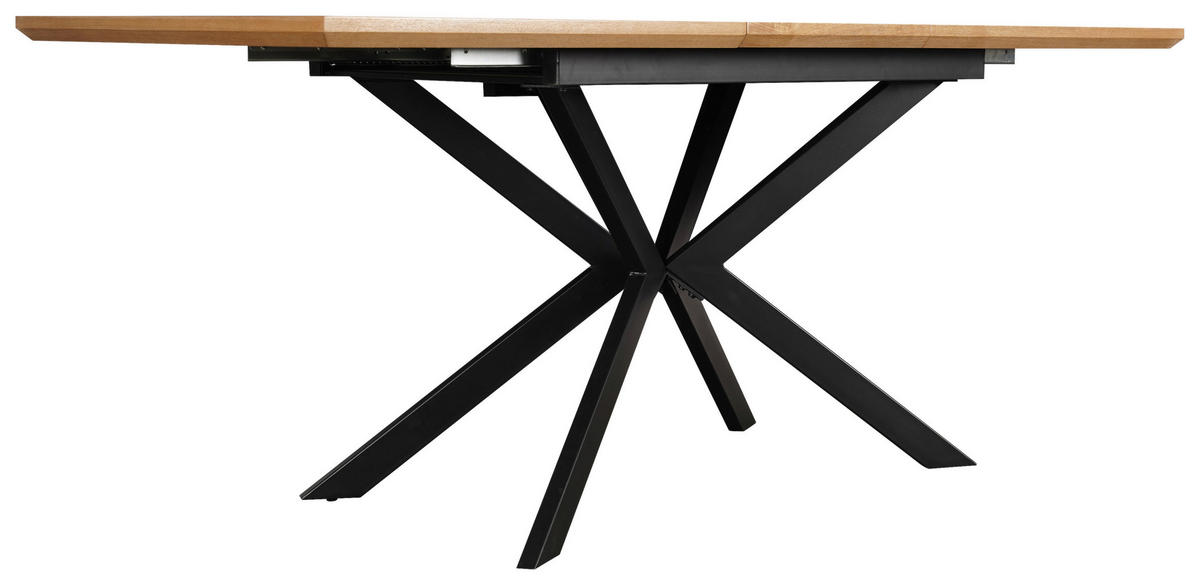 STOL ZA BLAGOVAONICU  prirodne boje, crna  metal, drvni materijal      - prirodne boje/crna, Moderno, drvni materijal/metal (140/80/76cm) - MID.YOU