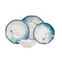 KOMBISERVICE Multicolor 24-teilig 6 Personen  - Multicolor, Basics, Keramik - P & B