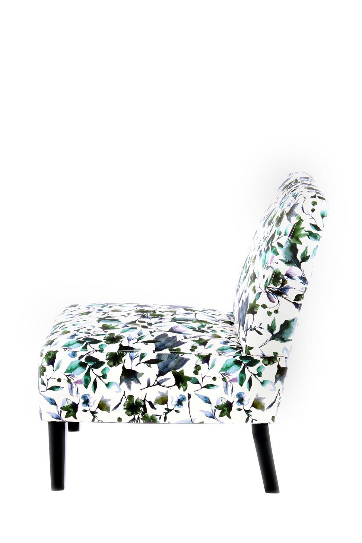STUHL Flachgewebe Grün, Blau, Creme, Lila  - Blau/Lila, Design, Holz/Textil (56/73,5/84cm) - Kayoom