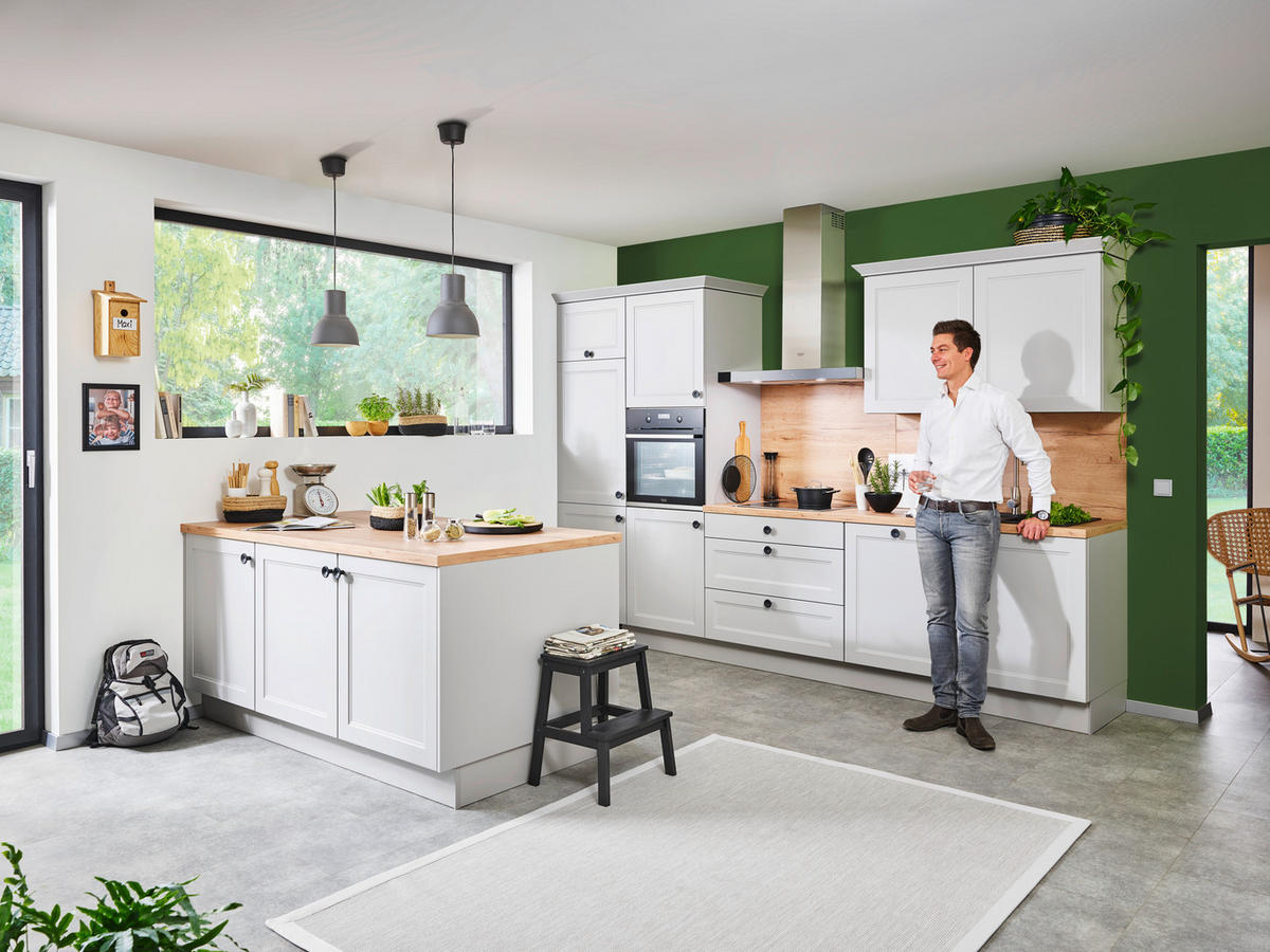 KUCHYNĚ NA MÍRU CASPER - Romantický / Rustikální, kompozitní dřevo - Celina