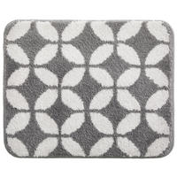 BADTEPPICH Maila 50/60 cm  - Anthrazit, Basics, Kunststoff/Textil (50/60cm) - Kleine Wolke
