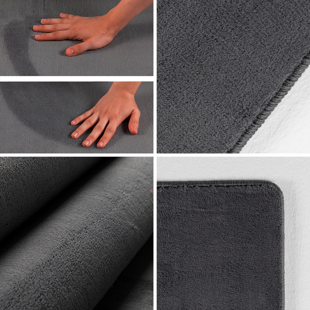 FLACHWEBETEPPICH 120/170 cm Sky Grau  - Grau, Design, Textil (120/170cm) - Novel