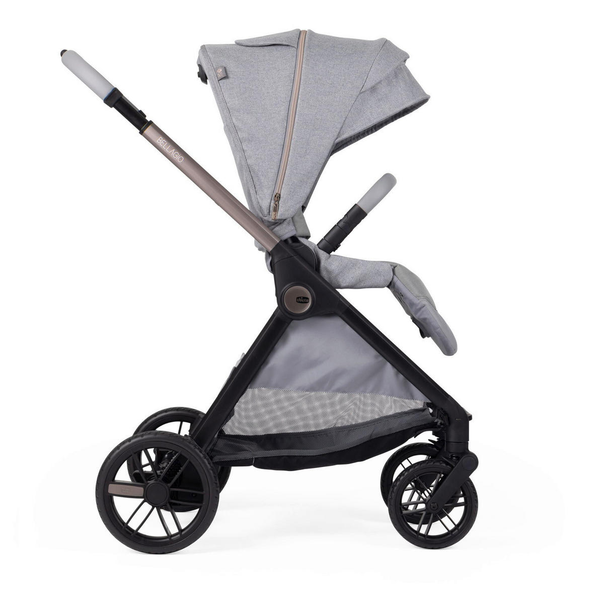 KINDERWAGEN  Bellagio  Lunar Rock  - Grau, Basics, Metall (55/82/97-106cm) - Chicco