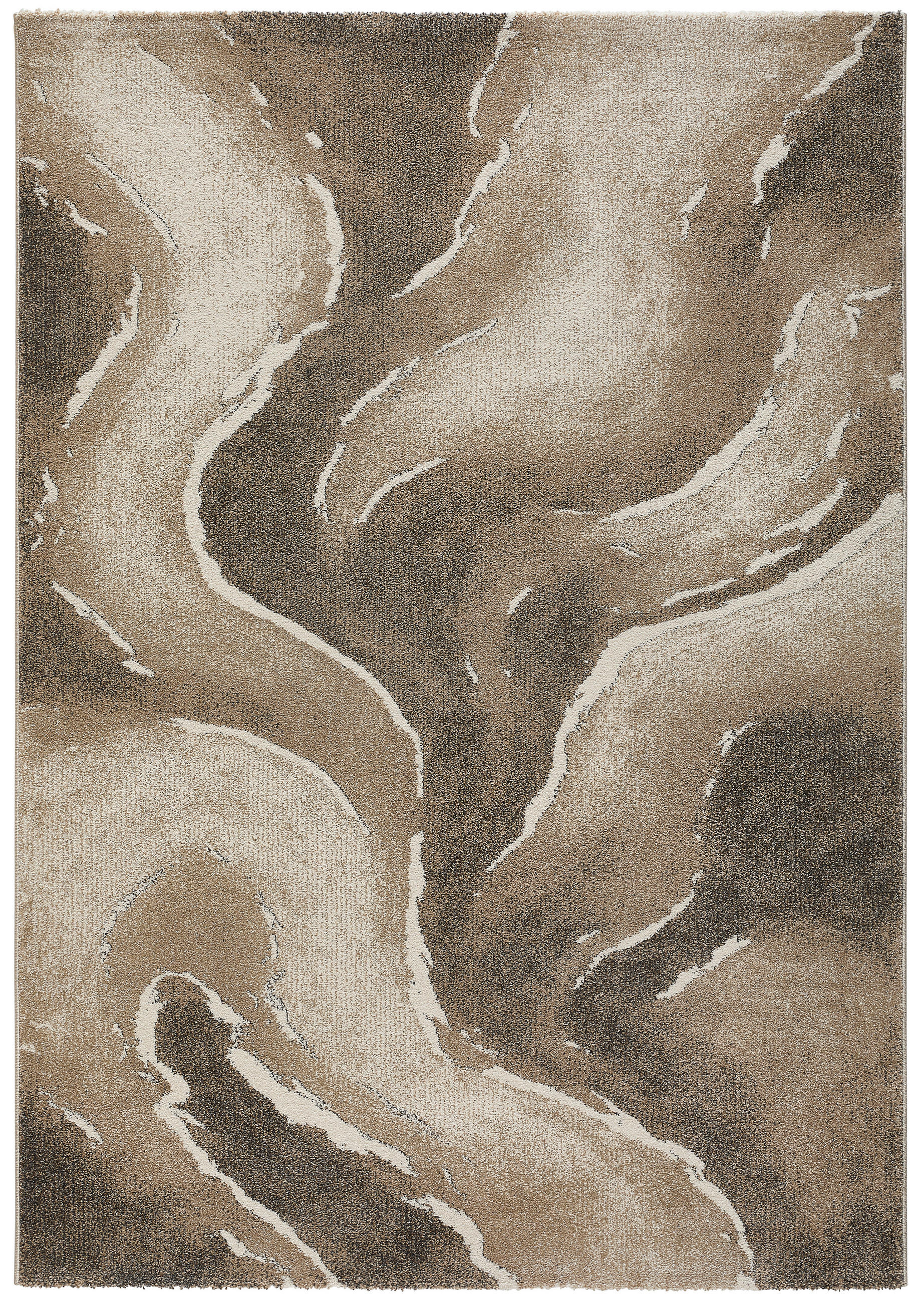 WEBTEPPICH  Wohnzimmer 200/290 cm Braun, Beige rechteckig  - Beige/Braun, Design, Textil (200/290cm) - Novel