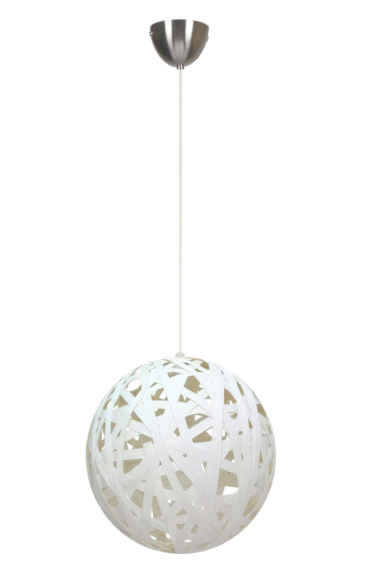 PENDELLAMPA Frida 40/40/130 cm  - vit, Klassisk, plast (40/40/130cm)