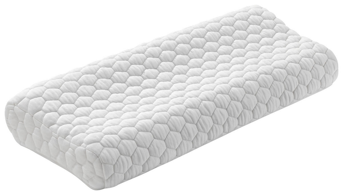 NACKENSTÜTZKISSEN 62/32 cm  - Weiss, Konventionell, Textil (62/32cm) - Sleeptex