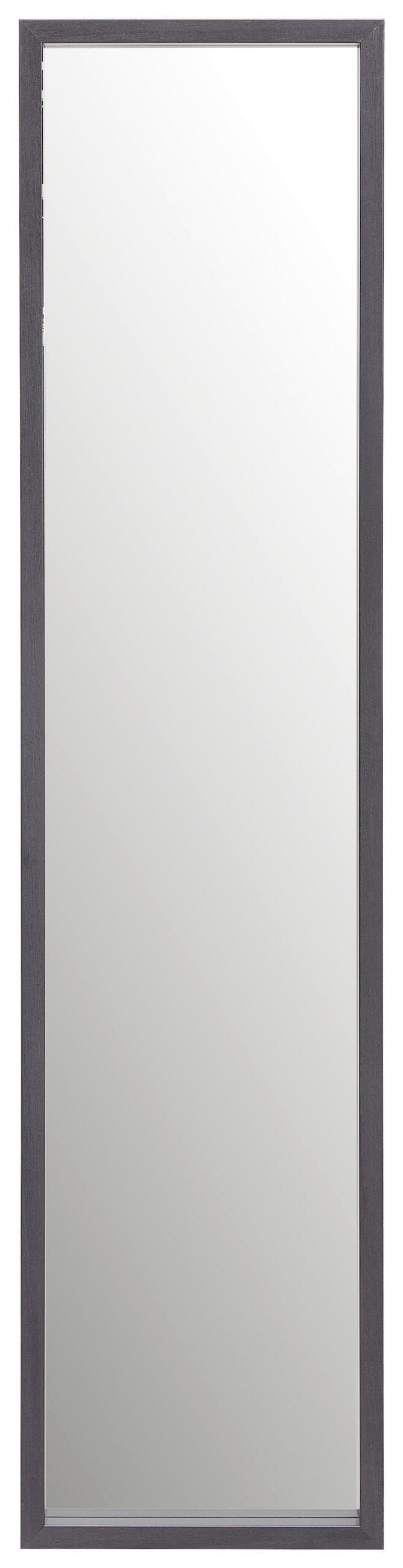 WANDSPIEGEL 33/138/4 cm    in rechteckig  - Schwarz, Design, Glas/Holzwerkstoff (33/138/4cm)