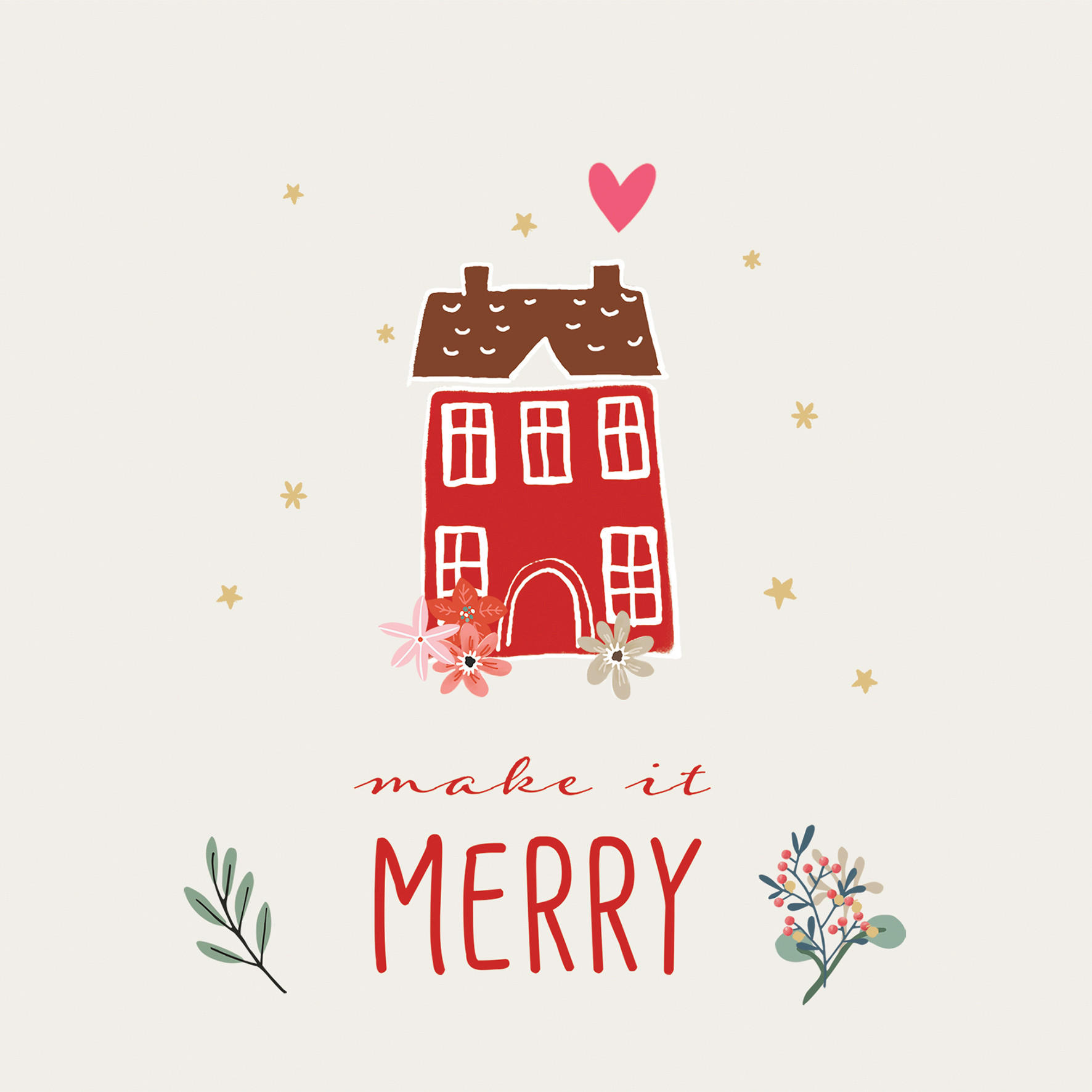 SERVIETTE    - Multicolor, Basics, Papier (17.5/17.5cm)