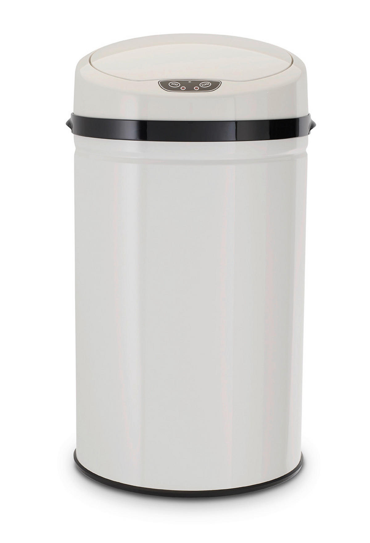 ODPADKOVÝ KOŠ  30 l - bílá/černá, Basics, kov/plast (31/31/61,5cm) - Echtwerk