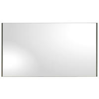 STENSKO OGLEDALO, 125/70/2 cm steklo, leseni material  - črna, Konvencionalno, steklo/leseni material (125/70/2cm) - Voleo