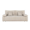 SCHLAFSOFA  in Beige  - Beige/Schwarz, Design, Kunststoff/Textil (240/93/108cm) - MID.YOU