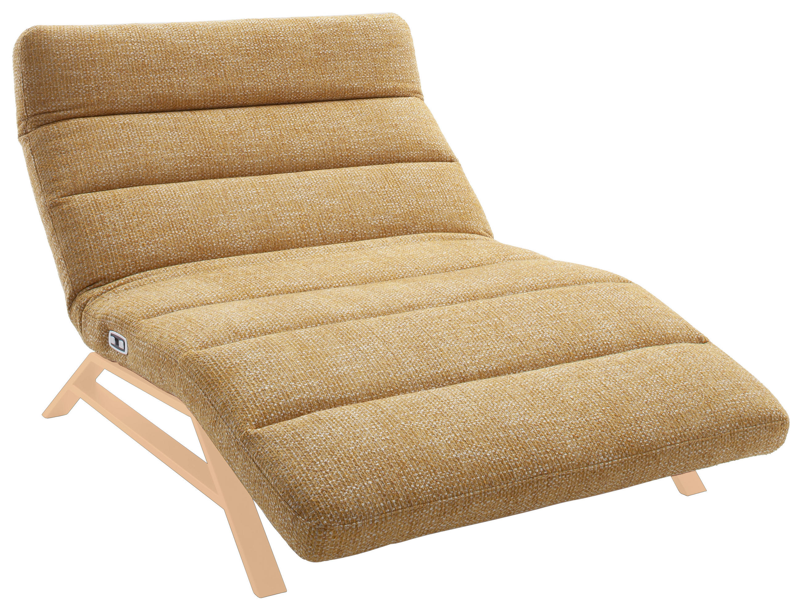 RELAXLIEGE Chenille Gelb  - Gelb/Orange, Design, Textil/Metall (120/54-113/158-198cm) - Pure Home Lifestyle