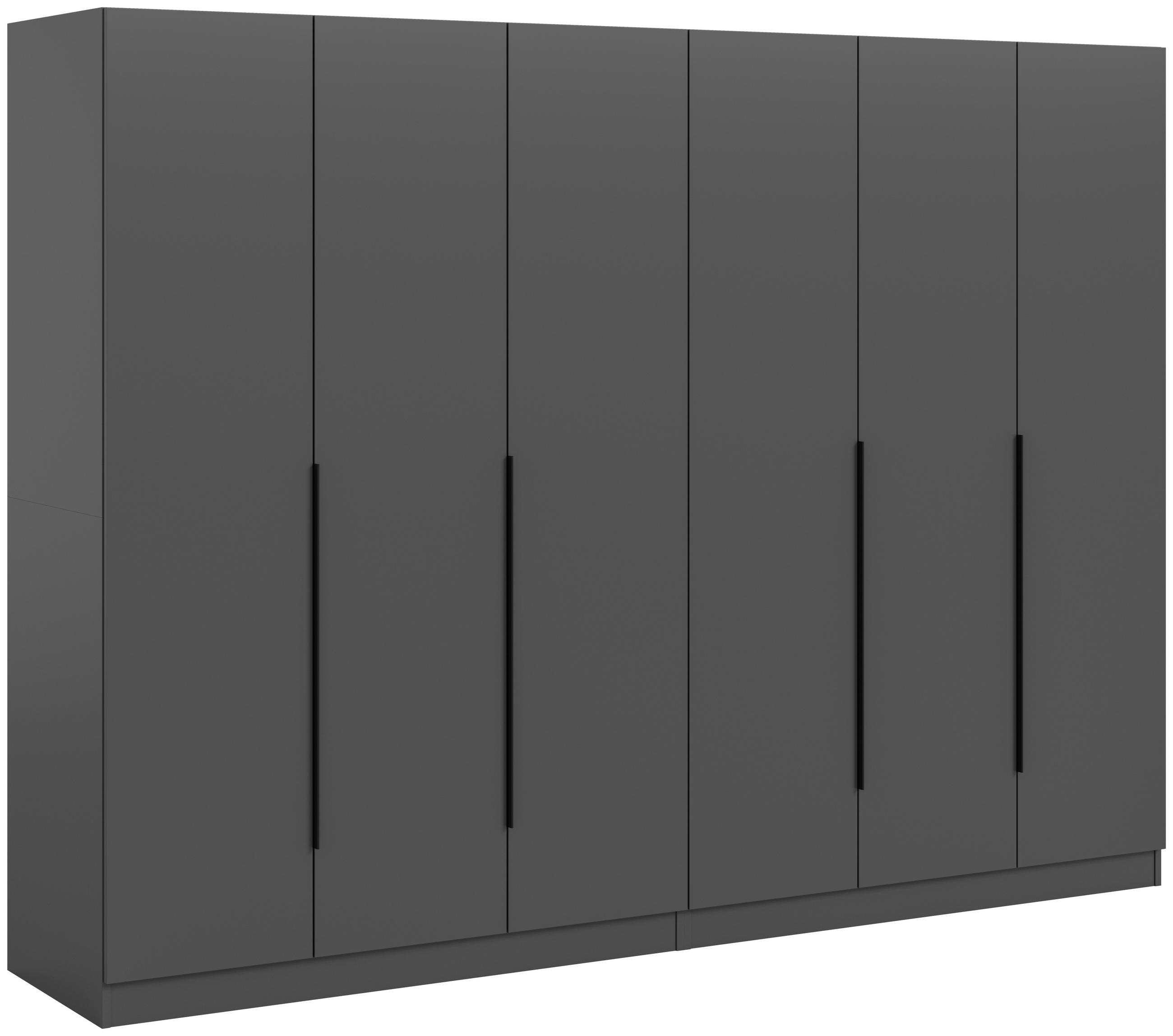 Dulap Cu Uși Rotative, 240/181/52 cm, antracit