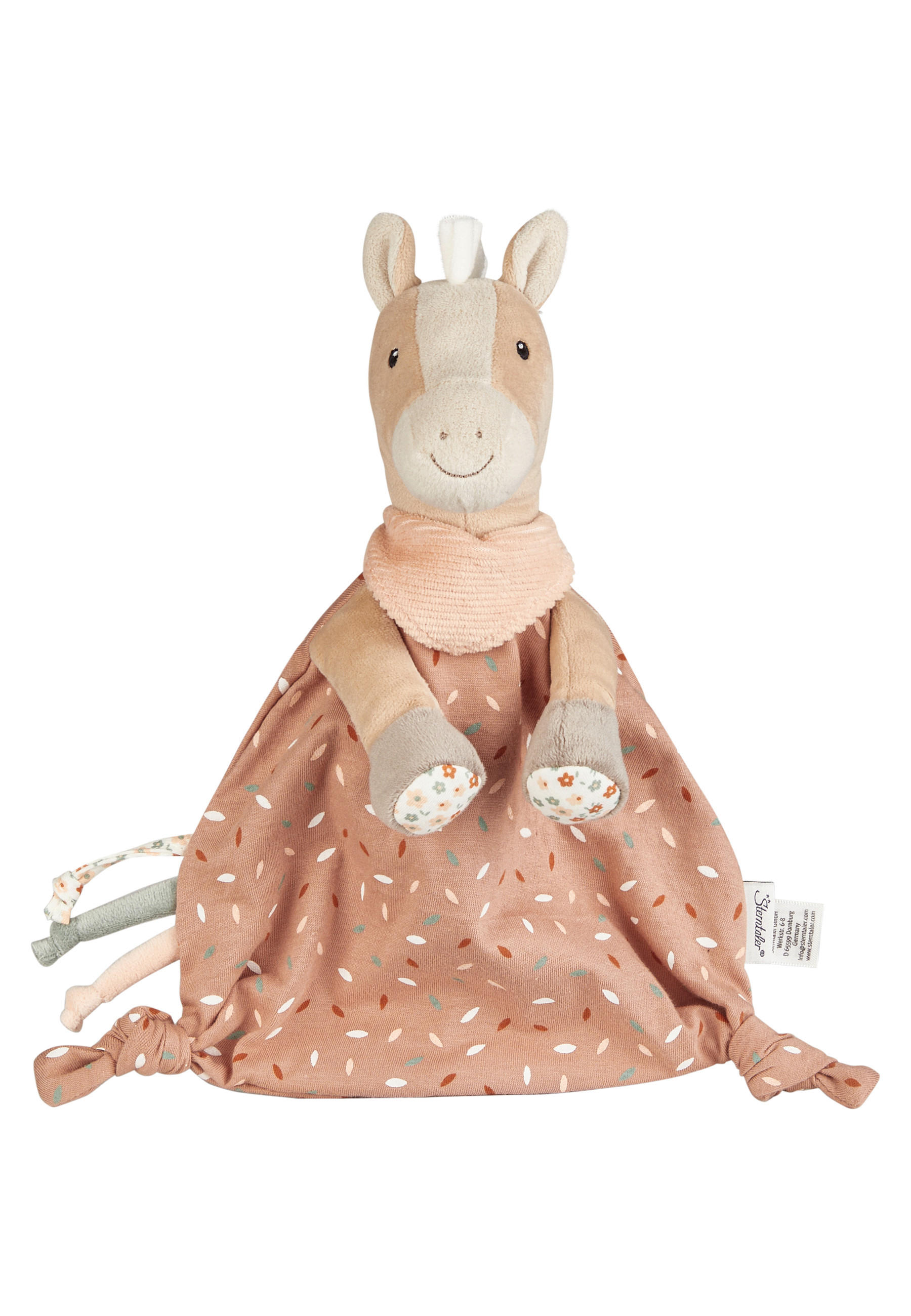 SCHMUSETUCH  - Orange, Basics, Textil (28/22/8cm) - Sterntaler